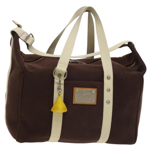 LOUIS VUITTON Antigua LV Cup Suc Weekend Boston Bag Brown M80665 - Picture 1 of 16